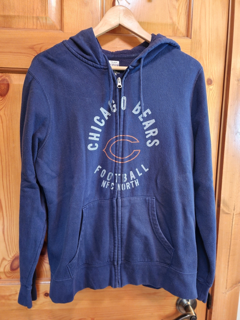 NFL Women's Navy Team Apparel Zip Hoodie